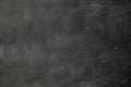 Abstract texture of chalk rubbed out on blackboard or chalkboard background. School education, dark wall backdrop or learning conc Royalty Free Stock Photo