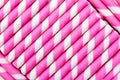 Abstract texture of colorful crispy sweet cream roll sticks background Royalty Free Stock Photo