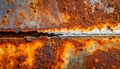 Abstract Texture of Corroded Rusted Metal Surface Royalty Free Stock Photo