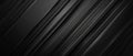 Abstract texture dark black anthracite gray grey background banner with 3d geometric striped stripes Generative AI