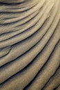 Abstract texture of a dry sand and the beach lanzarote Royalty Free Stock Photo