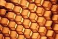 Abstract texture honeycomb