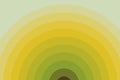 Abstract texture of moving circles in green and yellow colors with gradient effect