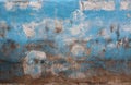 Abstract,Texture of old concrete wall, blue Cement textured abstract background, old wall with lichen, Vintage Dirty wall Royalty Free Stock Photo