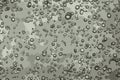 Abstract texture of oxygen, air bubbles in the water of a soda