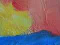 Abstract Texture Painting - Background - Primary Colors