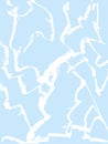 abstract texture pattern background with craquelure broken lines on blue background Royalty Free Stock Photo
