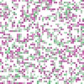 Abstract texture of pink, green, white mosaic