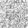 Abstract texture with random, chaotic lines in tangled, jumbled Royalty Free Stock Photo