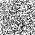 Abstract texture with random, chaotic lines in tangled, jumbled Royalty Free Stock Photo