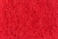 Abstract texture of the red surface washcloths for washing dishes macro close-up background