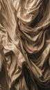 Abstract texture rumpled brown background, generative AI.