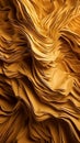 Abstract texture rumpled brown background, generative AI.