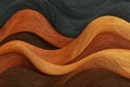 Abstract texture with swirling brown, orange, and black patterns Royalty Free Stock Photo