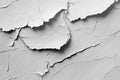 Abstract Texture, Torn White Paper Layers with Cracks Royalty Free Stock Photo