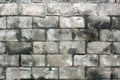 Abstract texture wall of gray cement blocks Royalty Free Stock Photo