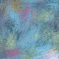 Abstract textured acrylic and oil pastel hand painted background Royalty Free Stock Photo