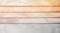Abstract textured background with five horizontal layers of gradient color in warm tones