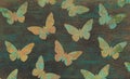 Abstract Butterfly Wallpaper Royalty Free Stock Photo