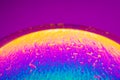 Abstract textured colorful surfaces soap bubble surface Royalty Free Stock Photo