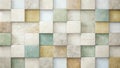 Abstract textured cube pattern background with subtle color variations. Generative AI Royalty Free Stock Photo