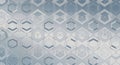 Abstract textured geometric pattern with subtle blue and white shades and hexagonal elements Royalty Free Stock Photo