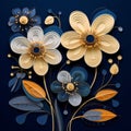 Stunning Organic Paper Cut Flower Art