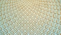 Abstract texture of ceiling arch pattern