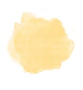 Abstract textured soft yellow gold watercolor well use as background