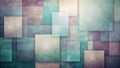 Abstract textured square pattern design with subtle color variations. Generative AI Royalty Free Stock Photo