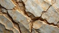 Abstract textured surface cracked and weathered stone background featuring irregular shapes and hues. Generative AI Royalty Free Stock Photo