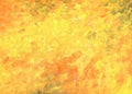 Abstract textured yellow background with liquid colors