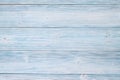 Top view of blue wooden planks, rustic wallpaper with copy space Royalty Free Stock Photo