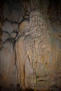 Abstract Textures and Shapes in Sedimentary Rocks in Limestone Caves - Baratang Island, Andaman Nicobar, India Royalty Free Stock Photo