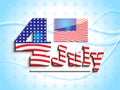Abstract 4th july concept Royalty Free Stock Photo