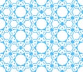 Abstract thin line seamless pattern. Linear ornamental geometric background.