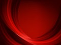 Abstract thin red lines on a dark. EPS 8 Royalty Free Stock Photo