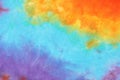 Abstract tie dye multicolor fabric cloth Boho pattern texture