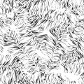 Abstract tiger skin seamless pattern. Camouflage background of exotic fur Royalty Free Stock Photo