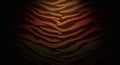 Abstract Tiger Stripe Pattern Background with Warm Colors and Dark Vignette Royalty Free Stock Photo