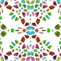 Abstract tileable decorative kaleidoscope sidebar