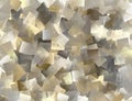 Abstract tiled background in grey, brown, yellow Royalty Free Stock Photo