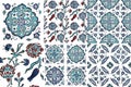 Abstract tiled turkish pattern for your design