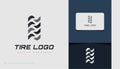 Abstract Tire Logo Design Template for Sport or Automotive Business Identity