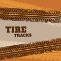 Abstract tire track marks background Royalty Free Stock Photo