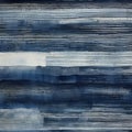 Abstract Tonalist Seascape: Blue And White Stripes Painting Royalty Free Stock Photo