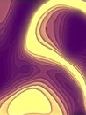 Abstract colored paper cut art background design for website template. Topography map concept. 3d rendering