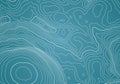 Abstract topographic map background with height lines Royalty Free Stock Photo