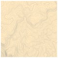 Abstract topographic map with elevation lines and yellow background Royalty Free Stock Photo