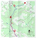 Abstract Topographic Map